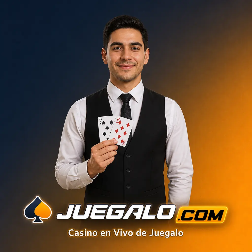 Mesa de casino en vivo con crupier humano