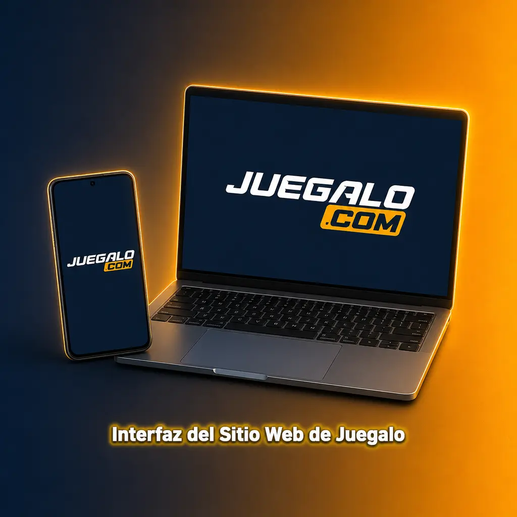 Interfaz del sitio web de Juegalo