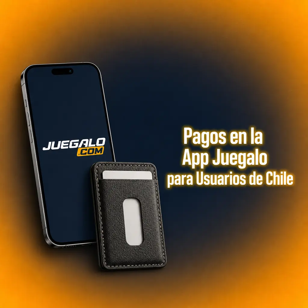 Métodos de pago disponibles en la app Juegalo para usuarios de Chile